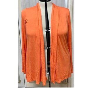 G Collection women's plus size orange open front cardigan. Size 3x